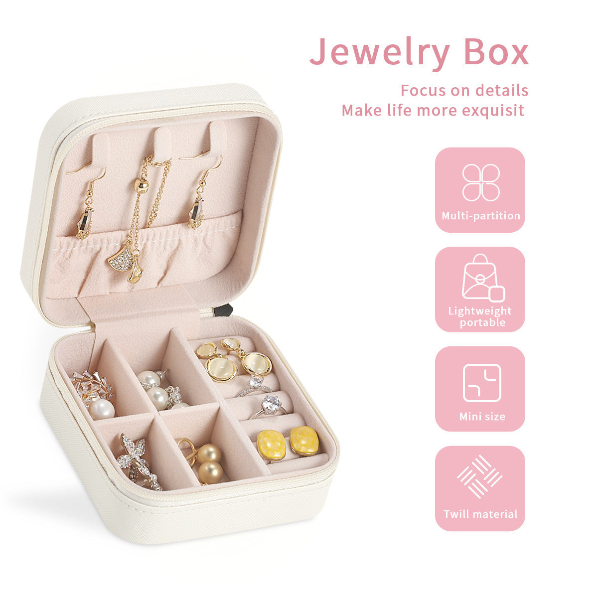 BTS BT21 logo Jewelry Box - Jewelry Organizer - 5 Colors! Jewelry accessories - jewelry box - Travel Jewelry organizer - Great gift