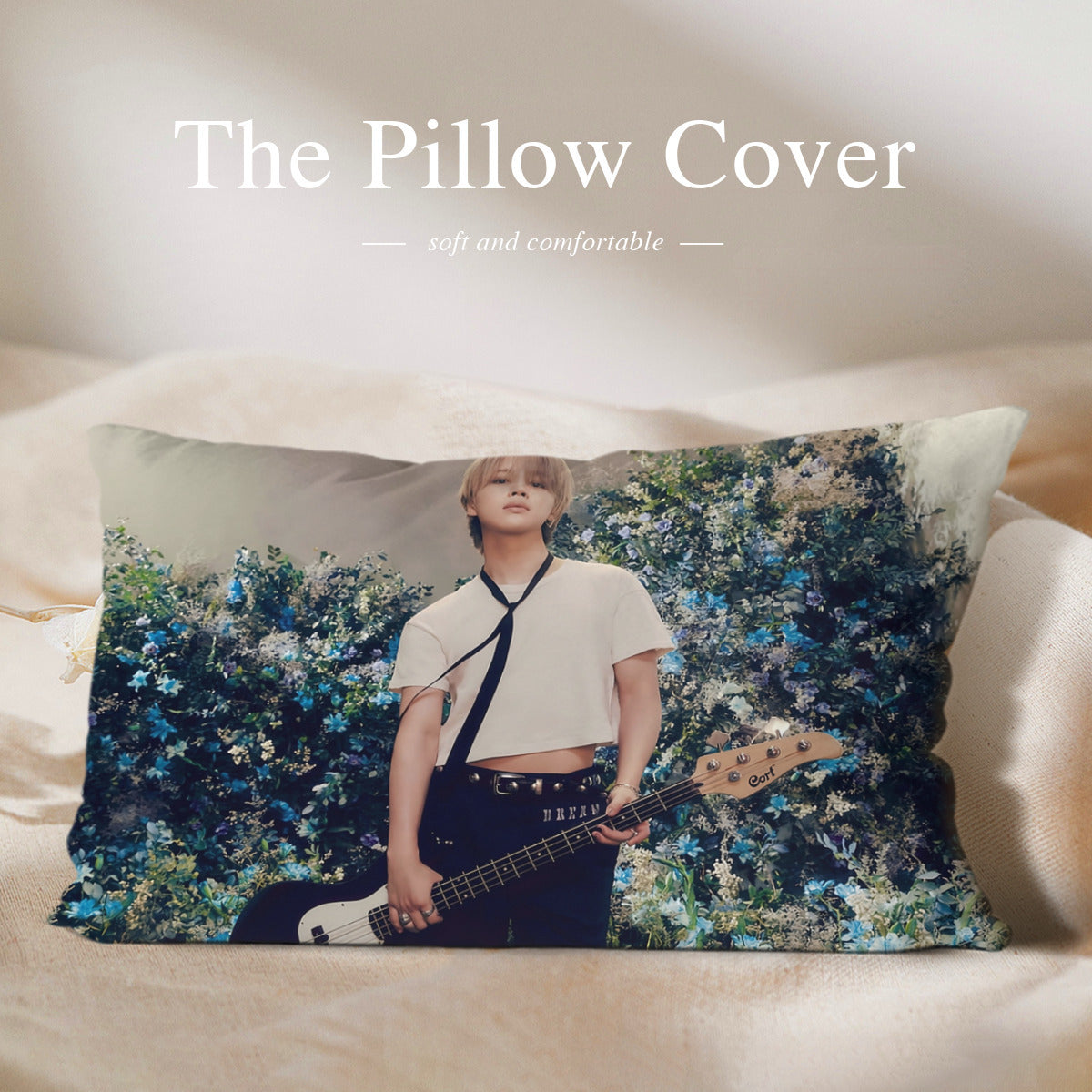 BTS Jimin "Muse"themed Pillow sham - double sided pillow case - Pillowcase! Great KPOP Gift!