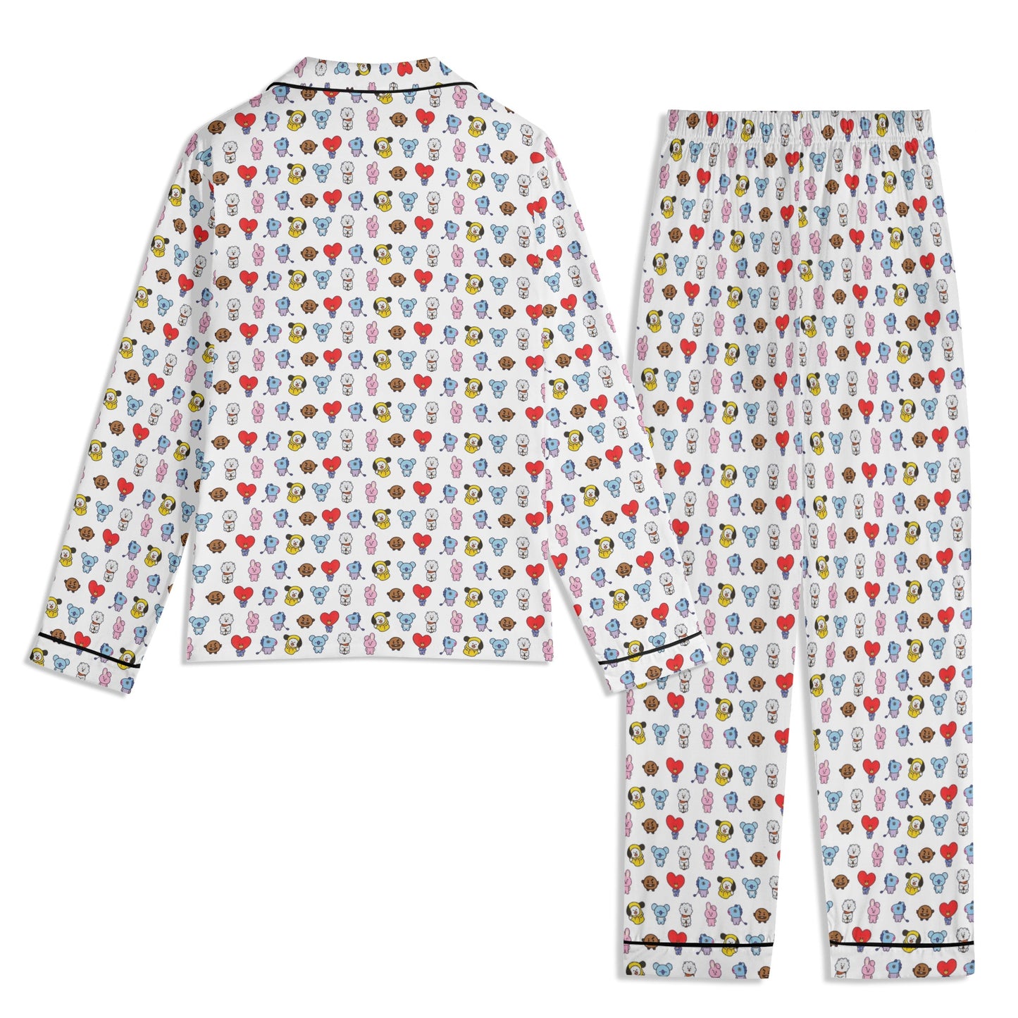 BT21 Unisex Long Sleeve Adult PJs - Immediate Shipping! Size XL