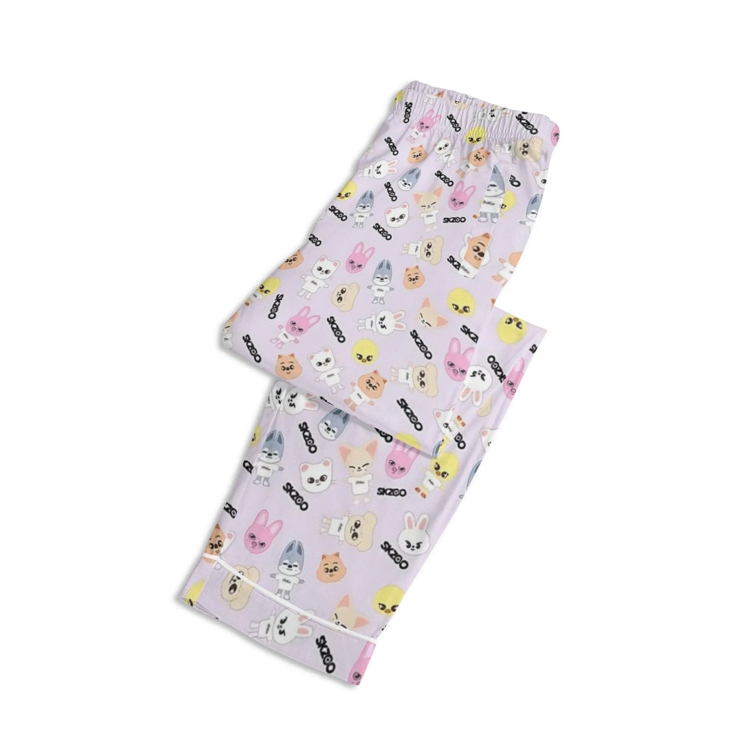 Stray Kids SKZOO Unisex Long Sleeve Adult PJs - Immediate shipping - Size XL