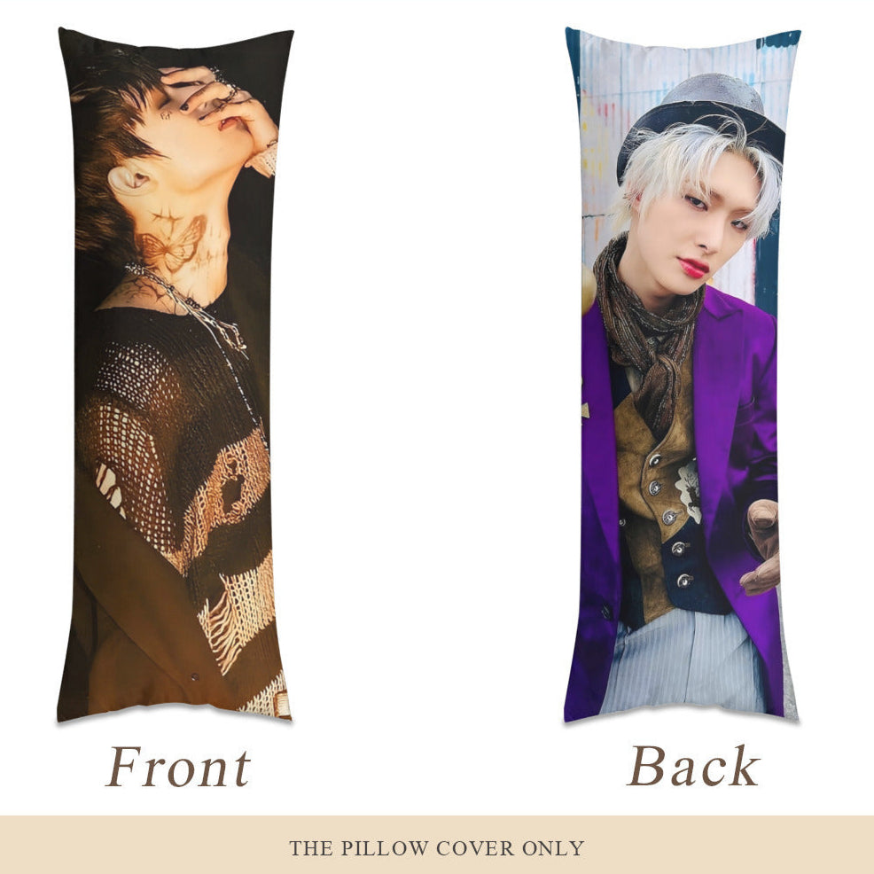 Ateez Mingi Full body pillow case - double sided in 3 sizes Ateez full size pillowcase - Aniteez pillow case