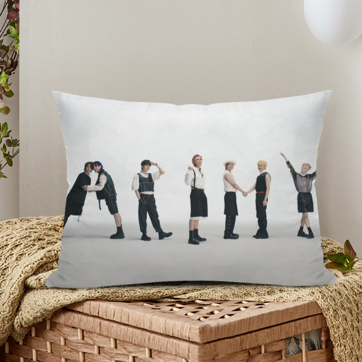 BTS ARMY themed Pillow sham - double sided pillow case - Pillowcase! Great KPOP Gift!