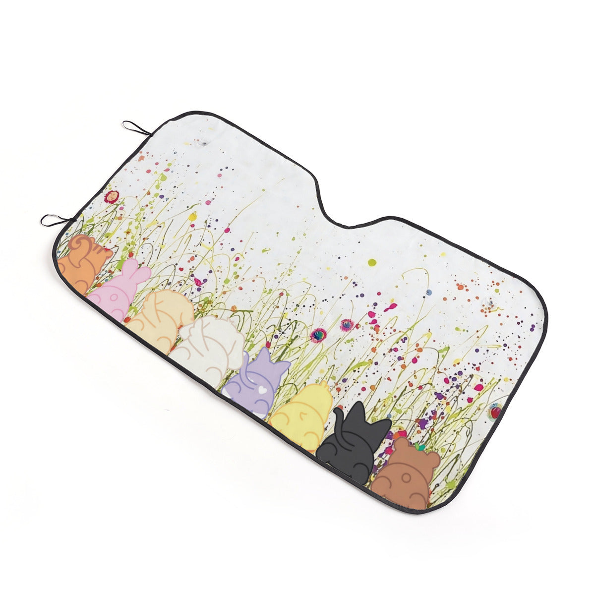 Ateez Aniteez Cute Butts! Car Sun Shade -Now in 3 sizes! Windshield cover visor - Gift for ATINY, Car Sunshade - K-Pop Car