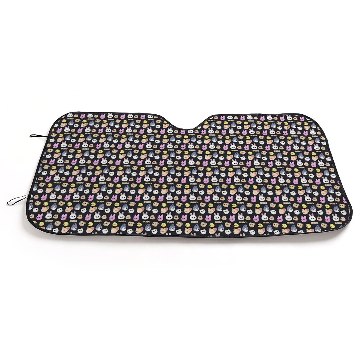 Stray Kids SKZOO Pattern Car Windshield Sun Shade - Straykids Car sun visor - Car sun blocker - Windshield heat shield - Auto sunshade