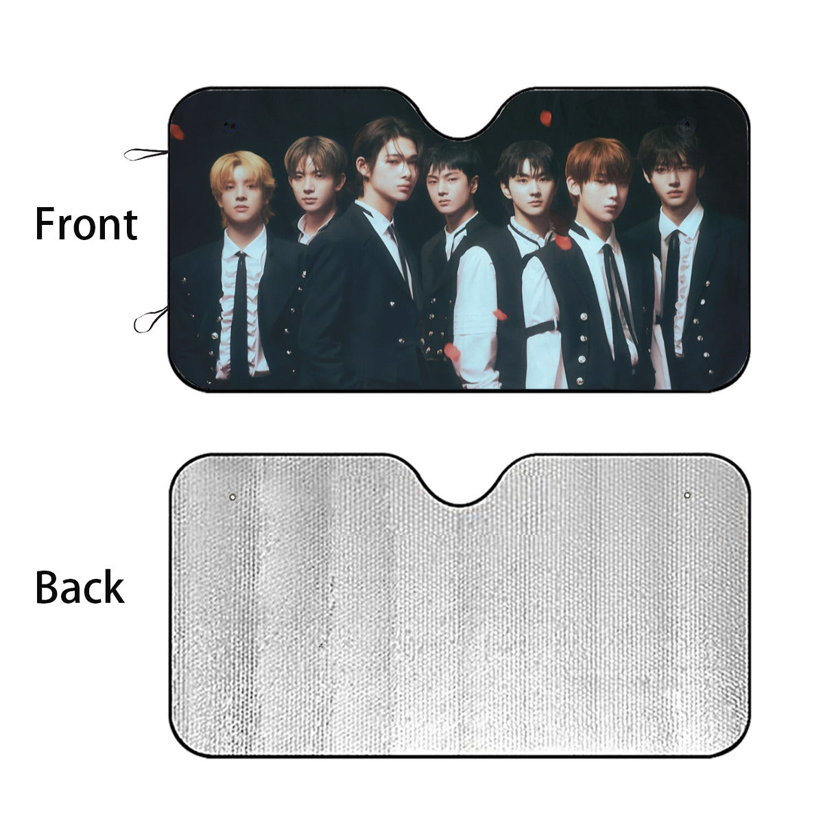 Enhypen - Engene Car Windshield Cover Sun Shade - Kpop gift, Car Sunshade, K-Pop Inspired Car Accessories Kpop