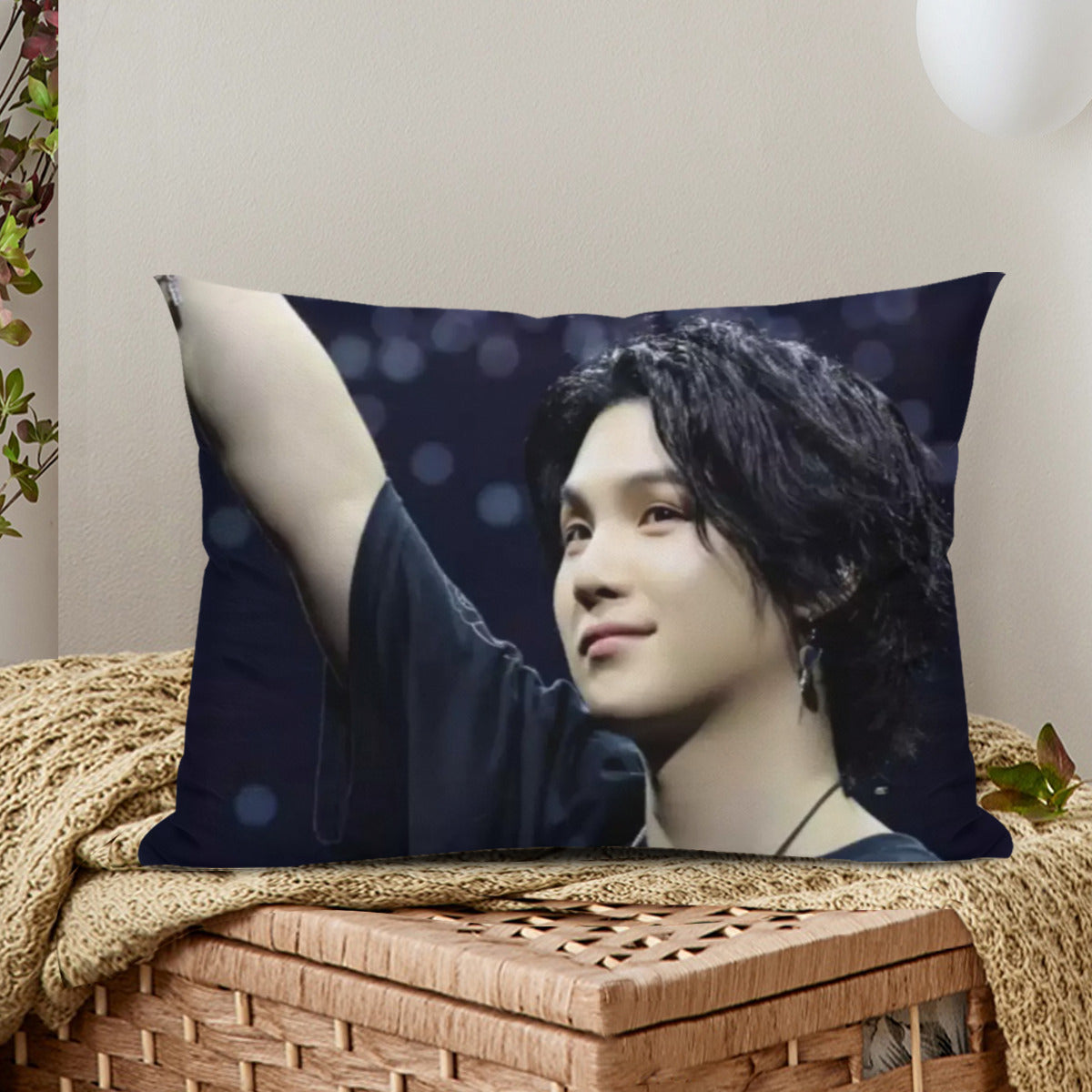 BTS Suga concert themed Pillow sham - double sided pillow case - Pillowcase! Great KPOP Gift!