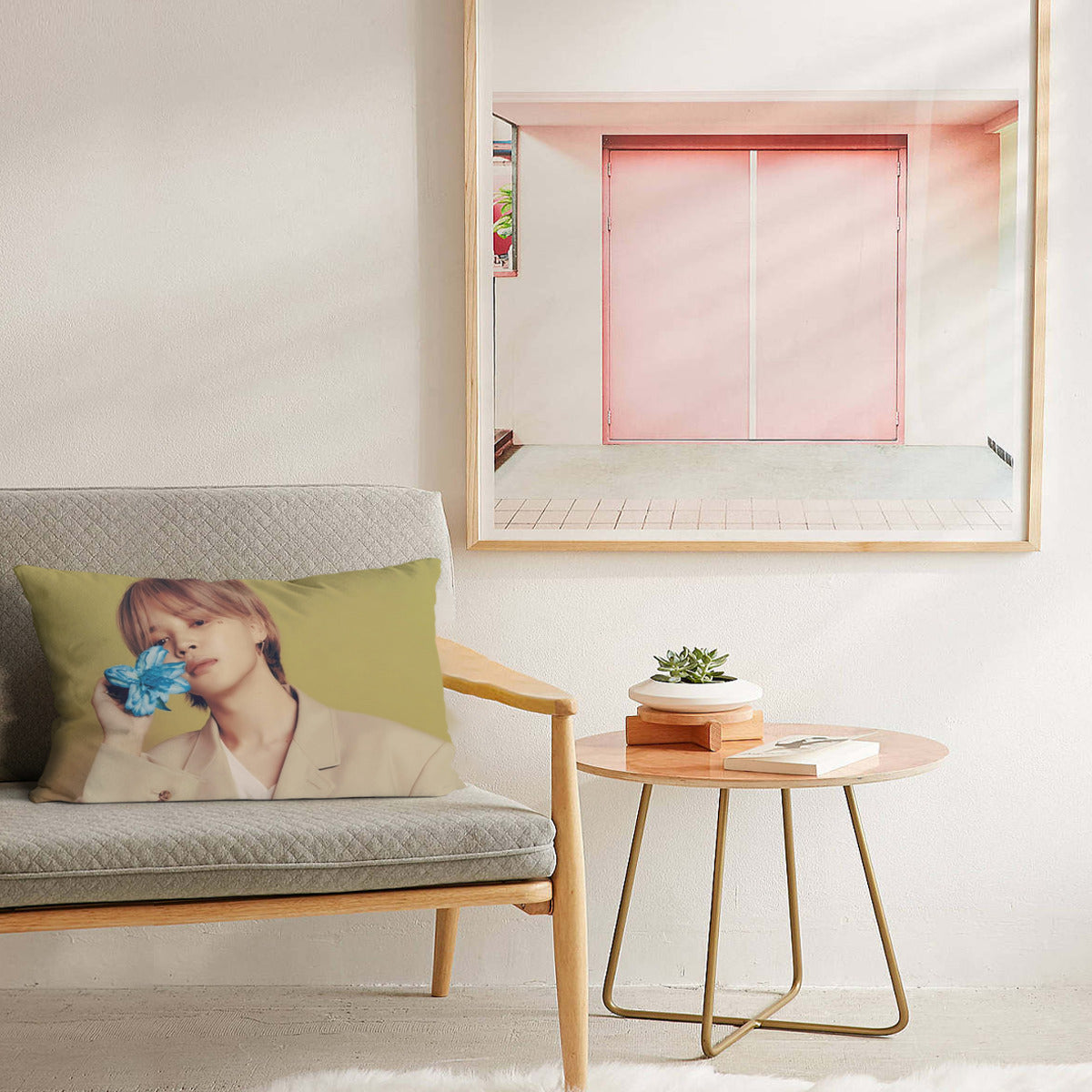 BTS Jimin "Muse"themed Pillow sham - double sided pillow case - Pillowcase! Great KPOP Gift!