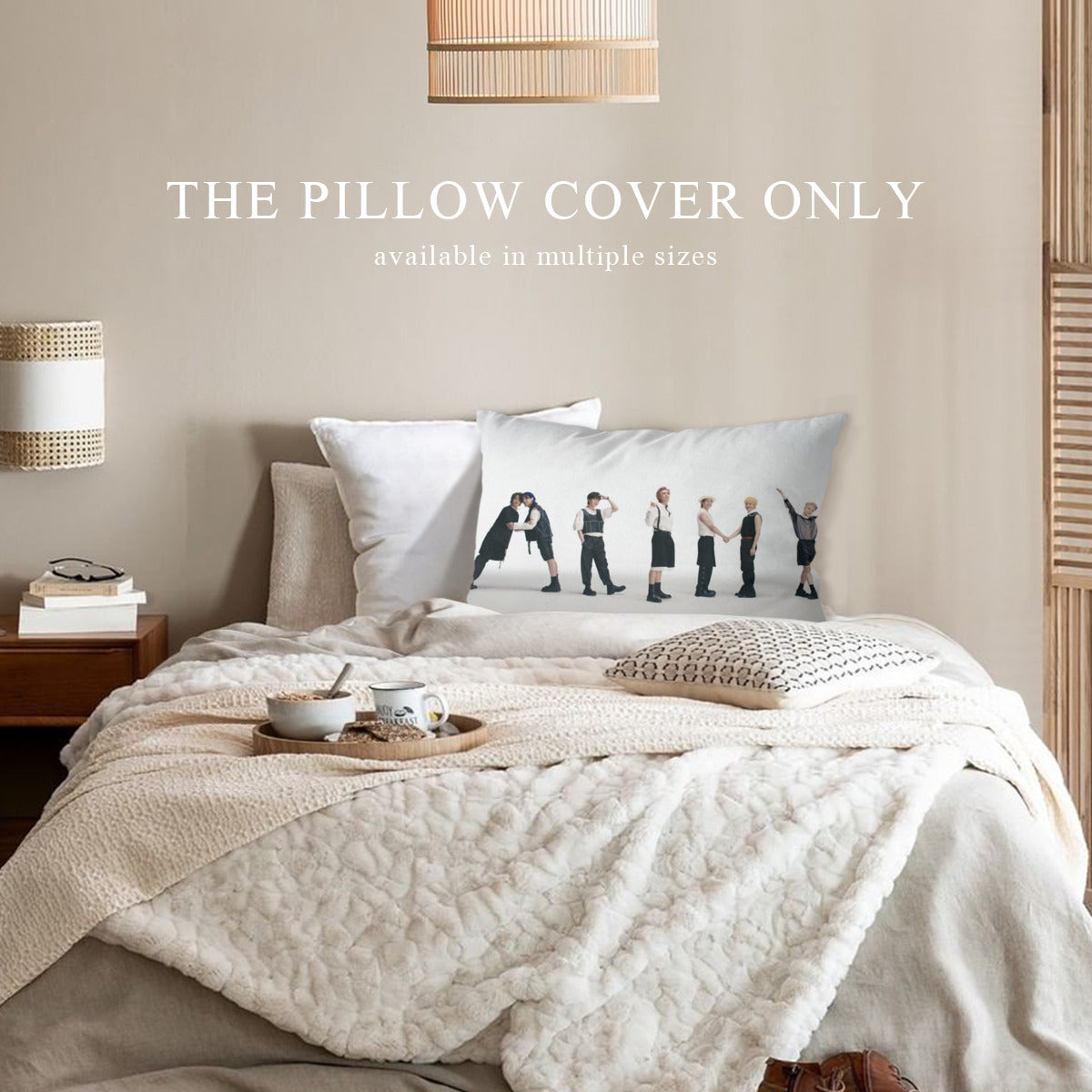 BTS ARMY themed Pillow sham - double sided pillow case - Pillowcase! Great KPOP Gift!