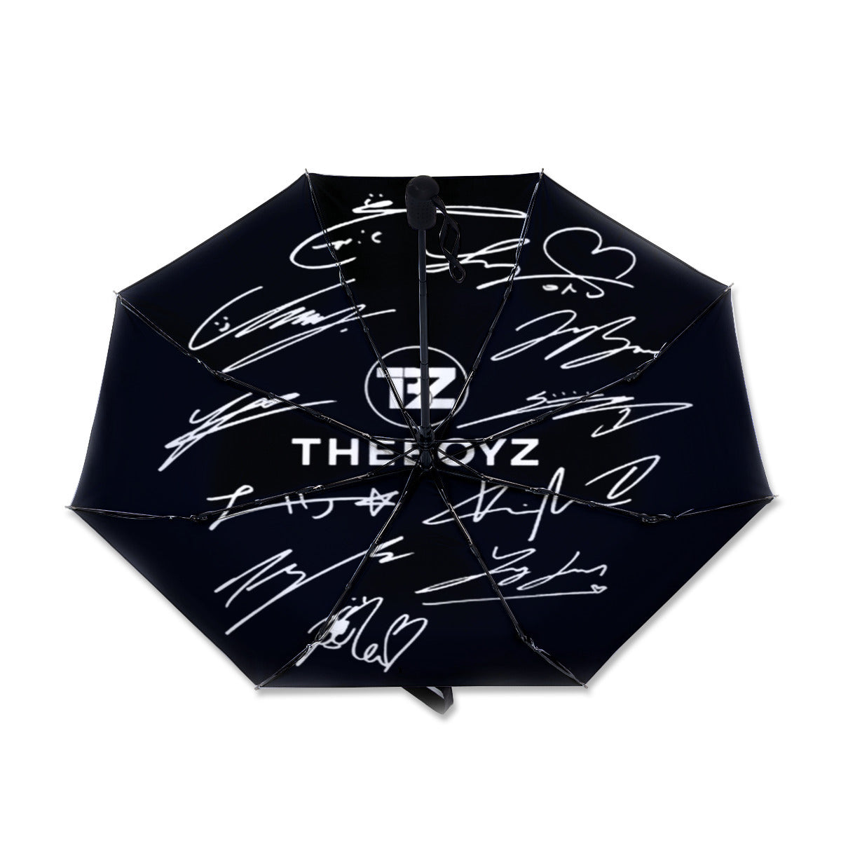 The Boyz Automatic opening umbrella featuring their Logo and Signatures - Kpop for rainy weather andprotection from weatherXT