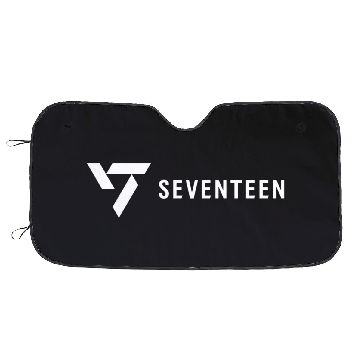 Seventeen Logo Sun Shade - Windshield Cover -KPop Themed - Great gift! Car Window Shield - Windshield Protector
