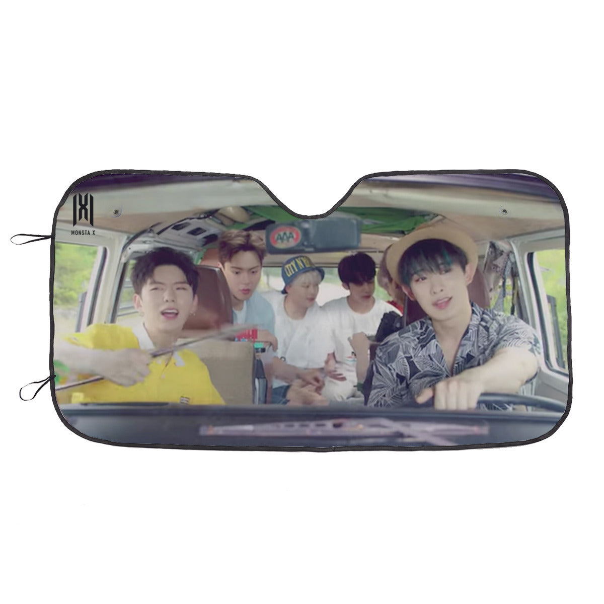 Monsta X Driving! Sun Shade - Windshield Cover -KPop Themed - Great gift! Car Window Shield - Windshield Protector
