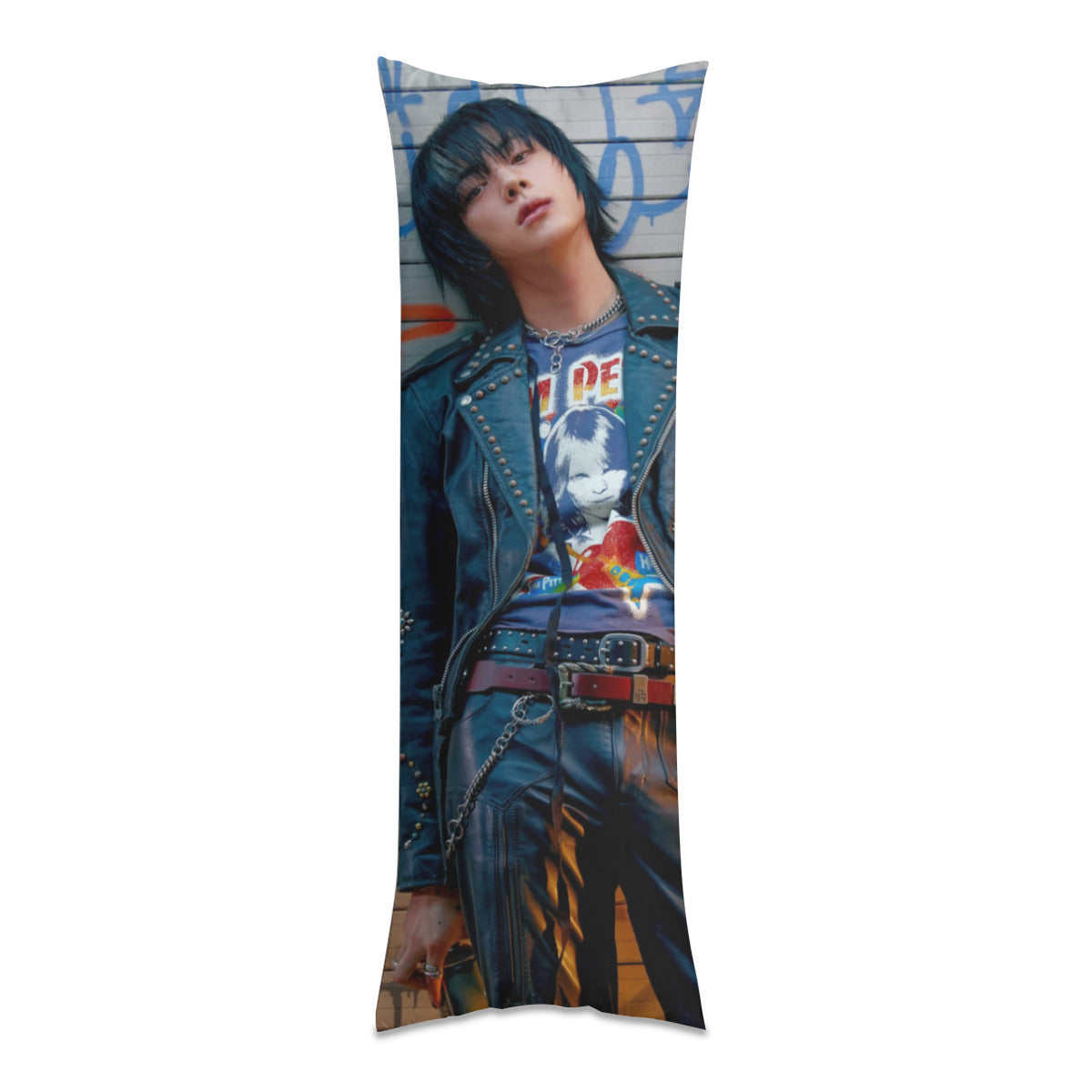 BTS Jin Duality Body Pillow Case - 3 Sizes - #RUNSEOKJIN_EP.TOUR Concert - BTS Jin full size double sided pillowcase - World Wide Handsome