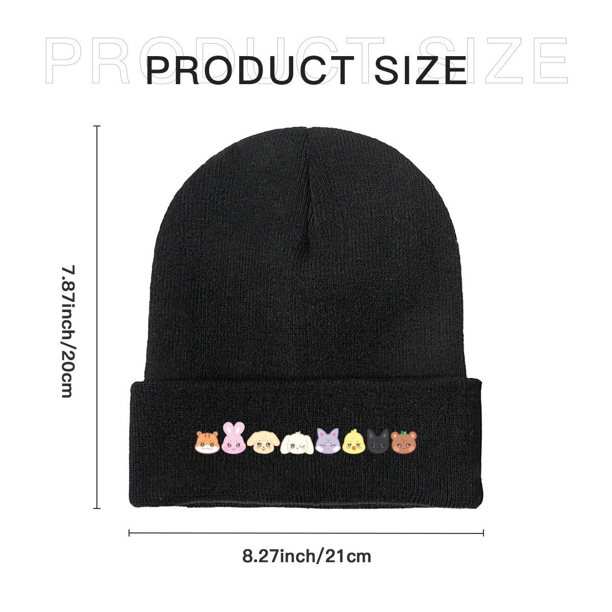 Ateez Aniteez Beanie for Adults – Cozy Polyester Knit Hat - Stylish, Comfortable & Trendy Hat - Beyond The Shoppe