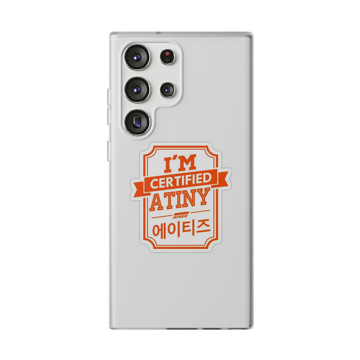 Ateez I'm Certified Atiny Cell Phone Case - iPhone, Samsung and Custom Covers - K - Pop Phone Covers, Gifts for Carats, SVT Stylish Cell Phone Accessories - Beyond The Shoppe