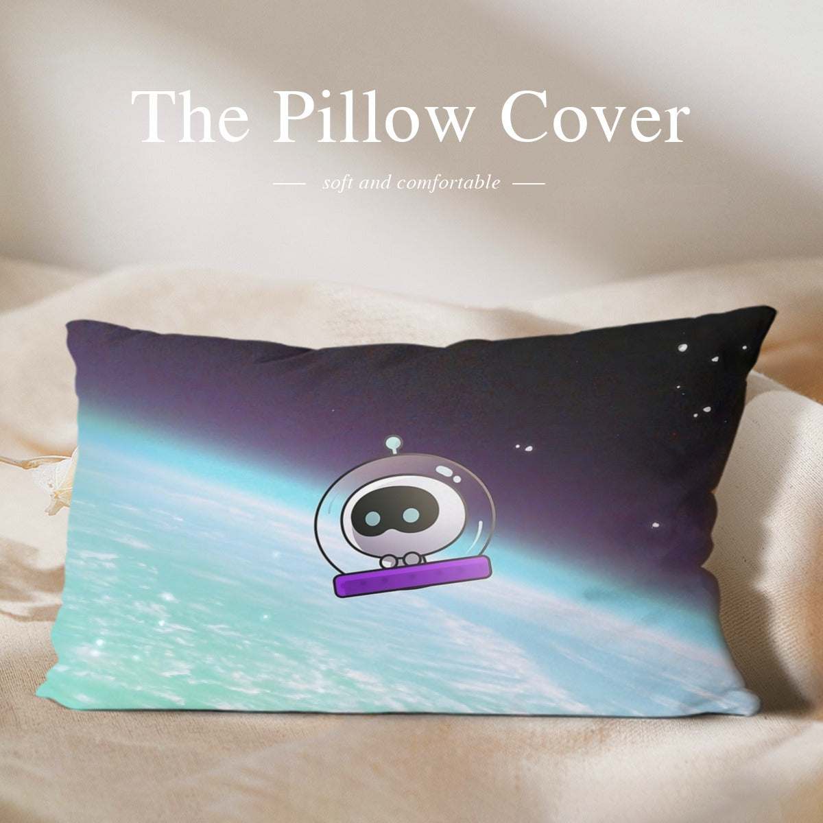 BTS Jin Wooteo themed Pillow sham - double sided pillow case - Pillowcase! Great KPOP Gift!
