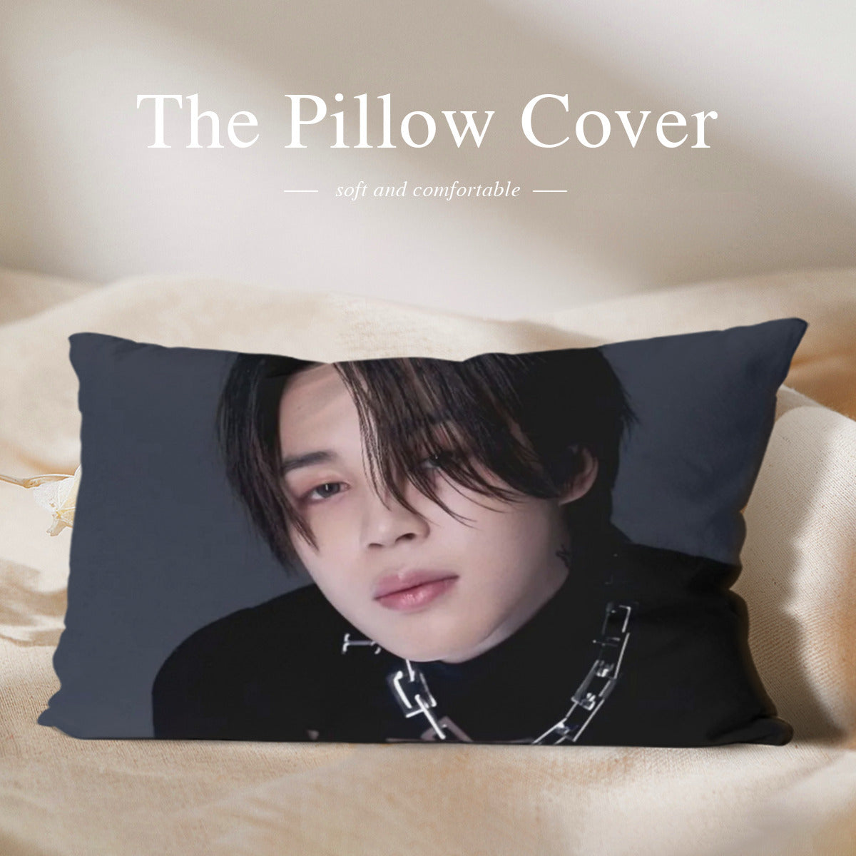BTS Jimin "Face" themed Pillow sham - double sided pillow case - Pillowcase! Great KPOP Gift!