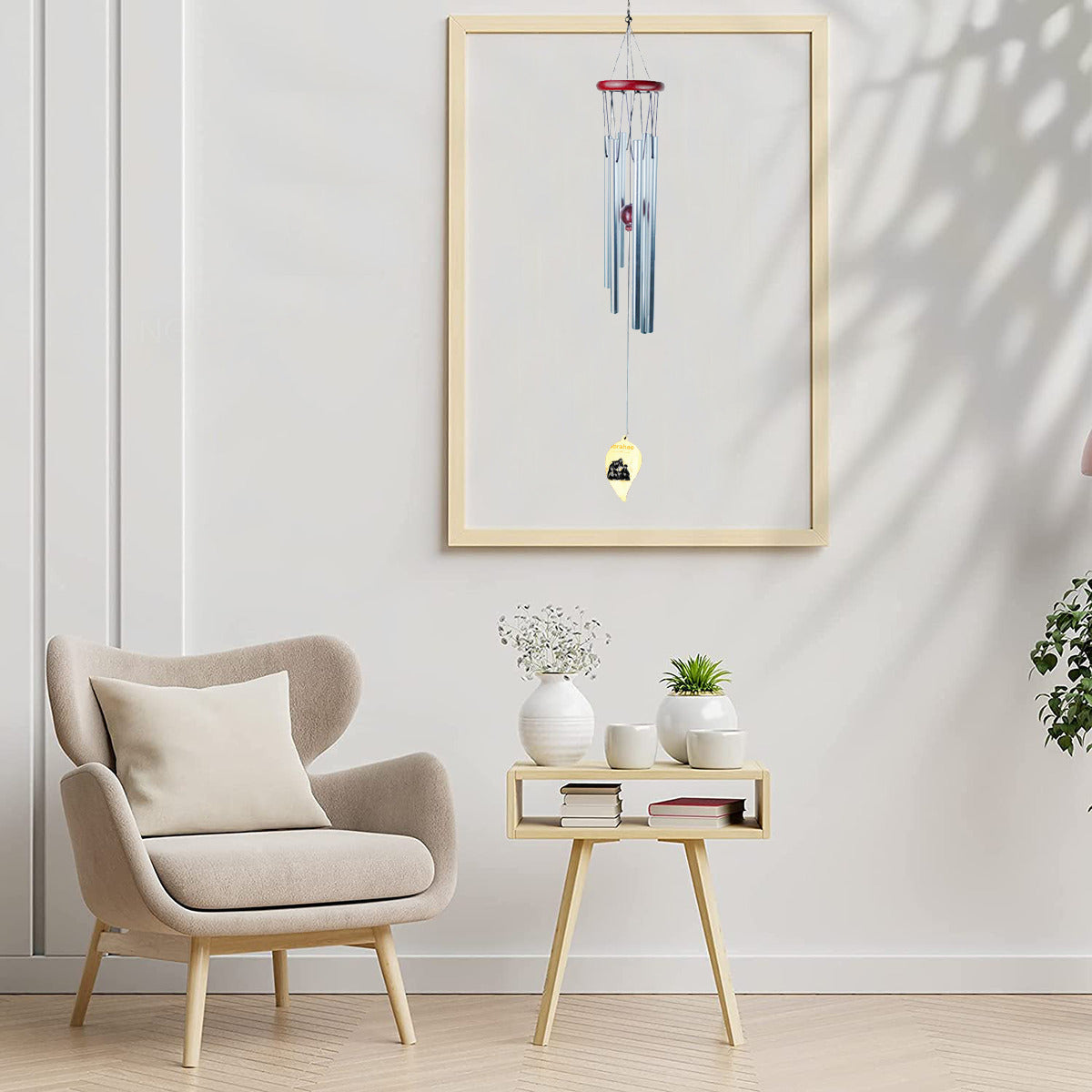 BTS Borahae Aluminum Wind chimes - Great for your garden or patio! Kpop decor!