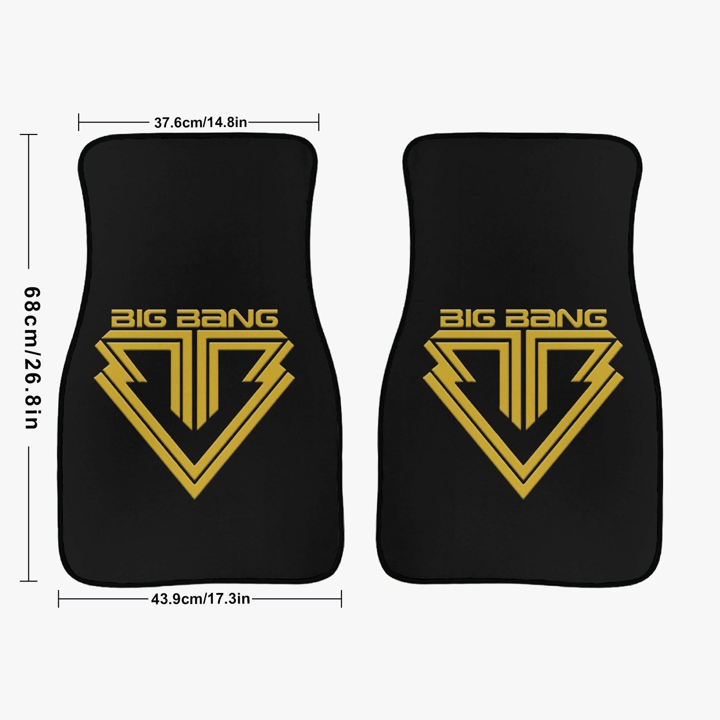 BigBang Car Floor Mats - 2Pcs Car Floor Mats - Car Accessories - Kpop car mats - (Set of 2) - Beyond The Shoppe
