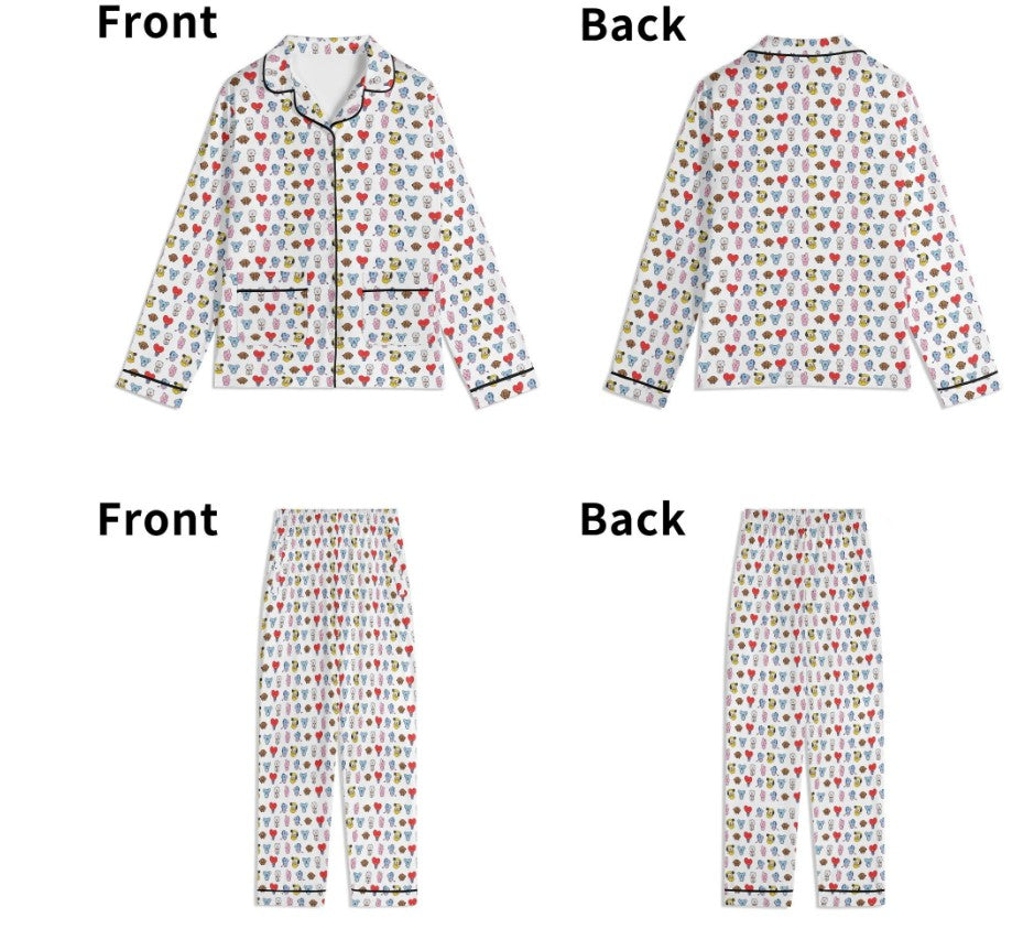 BT21 Unisex Long Sleeve Adult PJs - Immediate Shipping! Size XL