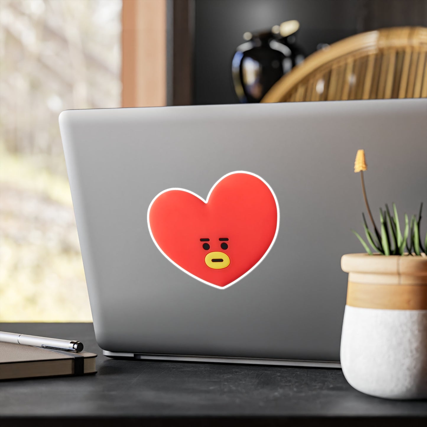 BTS BT21 Tata - V Vinyl Decals, Fun Stickers - Water, UV and Scratch Resistant! - Beyond The Shoppe