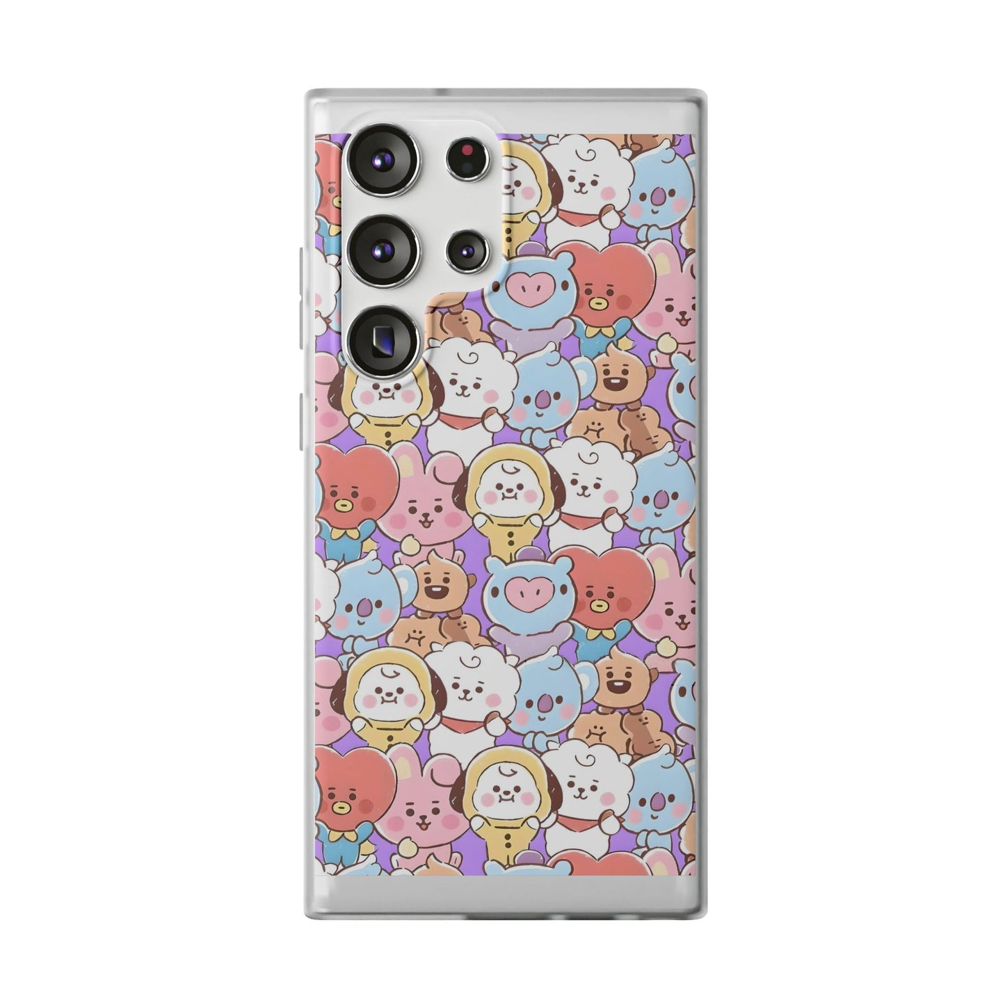 BTS Kawaii BT21 Cell Phone Case - iPhone, Samsung and Custom Covers - K - Pop Phone Covers, Gifts for Fans, Stylish Cell Phone Accessories - Beyond The Shoppe
