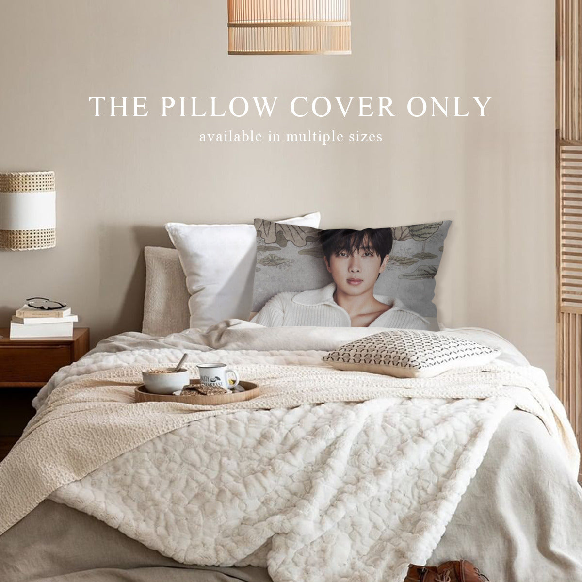 BTS Sexy RM themed Pillow sham - double sided pillow case - Pillowcase! Great KPOP Gift!