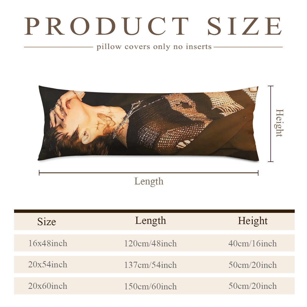 Ateez Mingi Full body pillow case - double sided in 3 sizes Ateez full size pillowcase - Aniteez pillow case