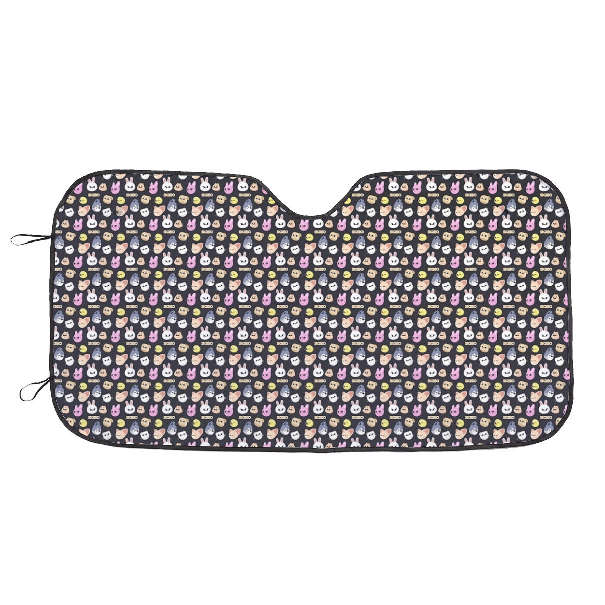 Stray Kids SKZOO Pattern Car Windshield Sun Shade - Straykids Car sun visor - Car sun blocker - Windshield heat shield - Auto sunshade