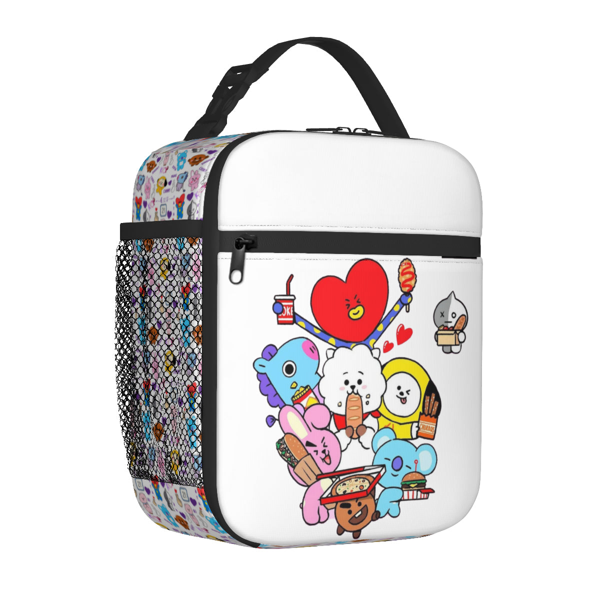 BTS BT21 Insulated Lunch Bag - Great for picnics, school or the office! Great kpop gift!