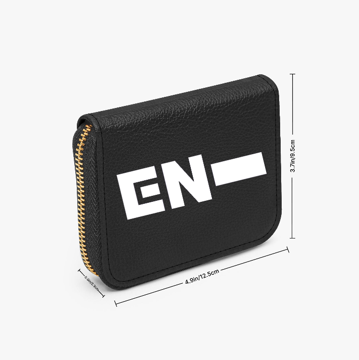 Enhypen Engene Bifold Zipper Wallet K-Pop Merchandise - Great gift!