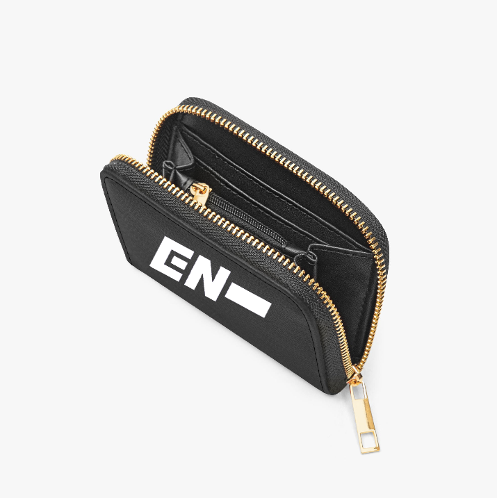 Enhypen Engene Bifold Zipper Wallet K-Pop Merchandise - Great gift!