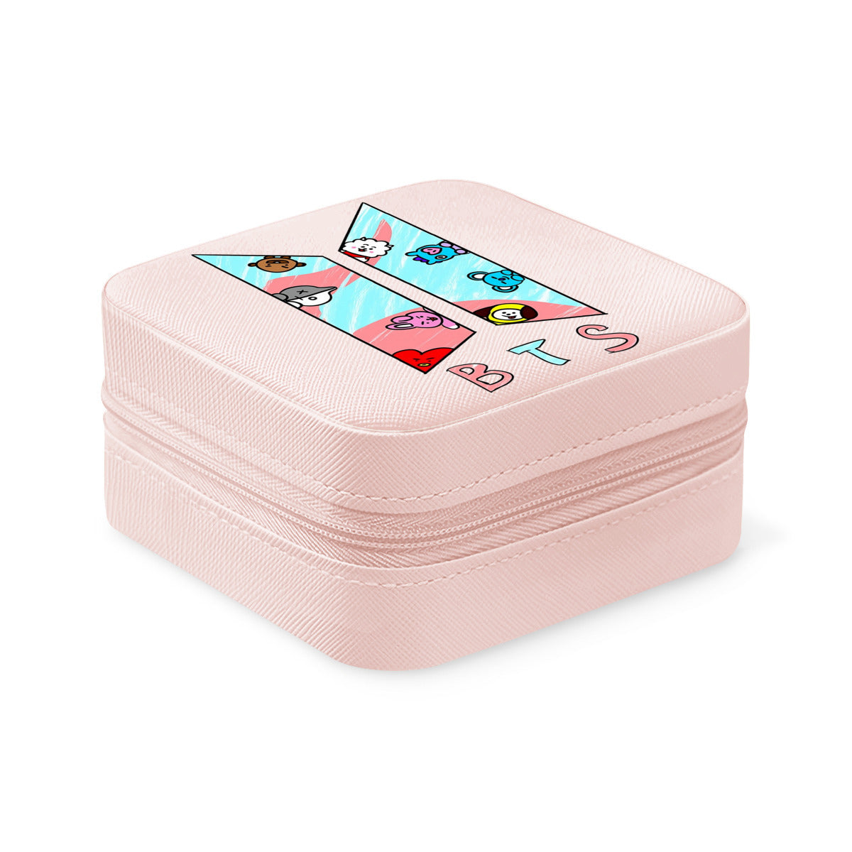BTS BT21 logo Jewelry Box - Jewelry Organizer - 5 Colors! Jewelry accessories - jewelry box - Travel Jewelry organizer - Great gift