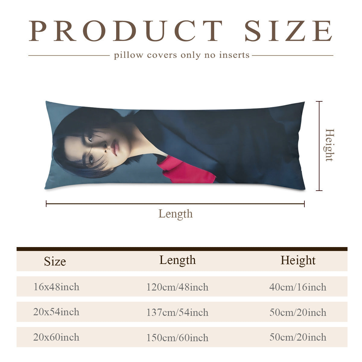 Ateez Seonhwa Full body pillow case - double sided in 3 sizes Ateez full size pillowcase - Aniteez pillow case