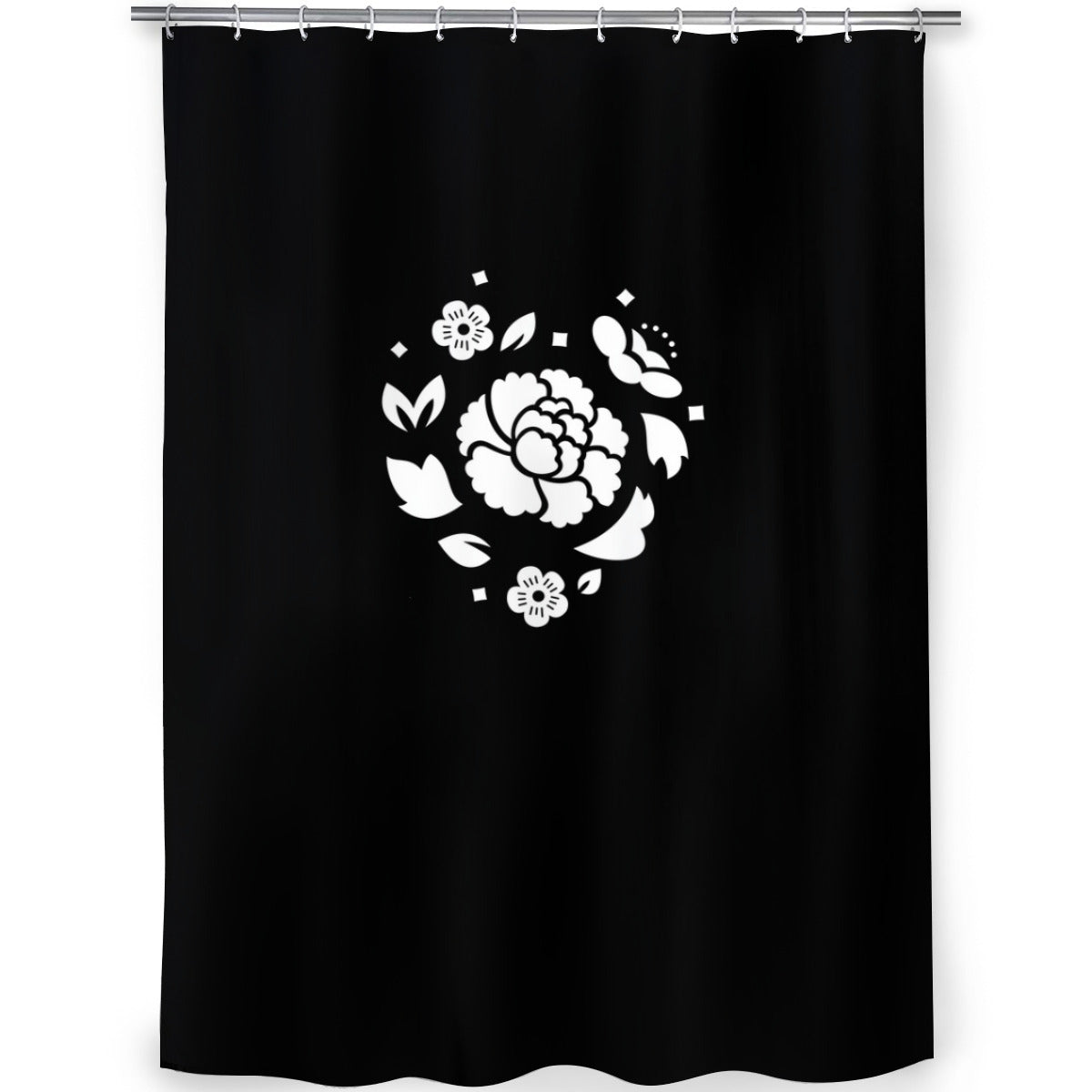 BTS Suga Lotus Inspired Splish Splash! Shower Curtain - Ultimate Agust D bathroom accessory! Great gift for your favorite Army!