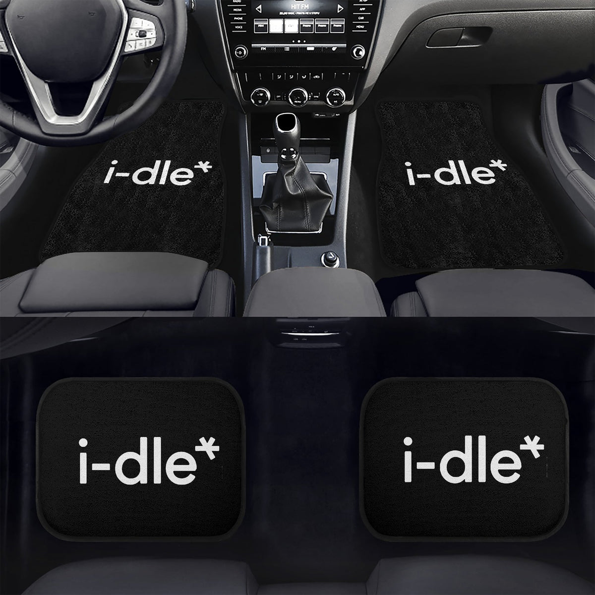 i-dle Car Floor Mats - Car Accessories - Kpop car mats - (Set of 4 - 2 Front & 2 Rear) - Beyond The Shoppe