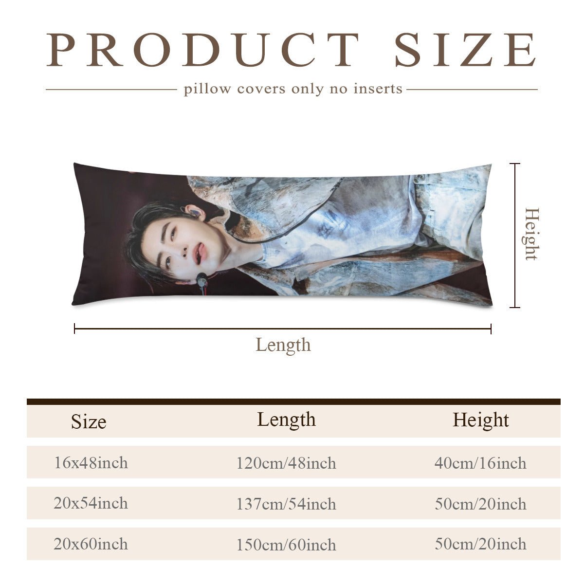 Jake from Enhypen Full Body Double - Sided Microfiber Pillow Case - 2 Poses pillowcase - 3 sizes! Engene - Beyond The Shoppe