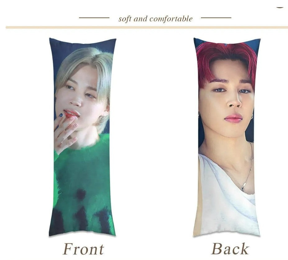 BTS Jimin Full body pillow case - 2 different stunning photos of Jimin! Immediate shipping! Size large!