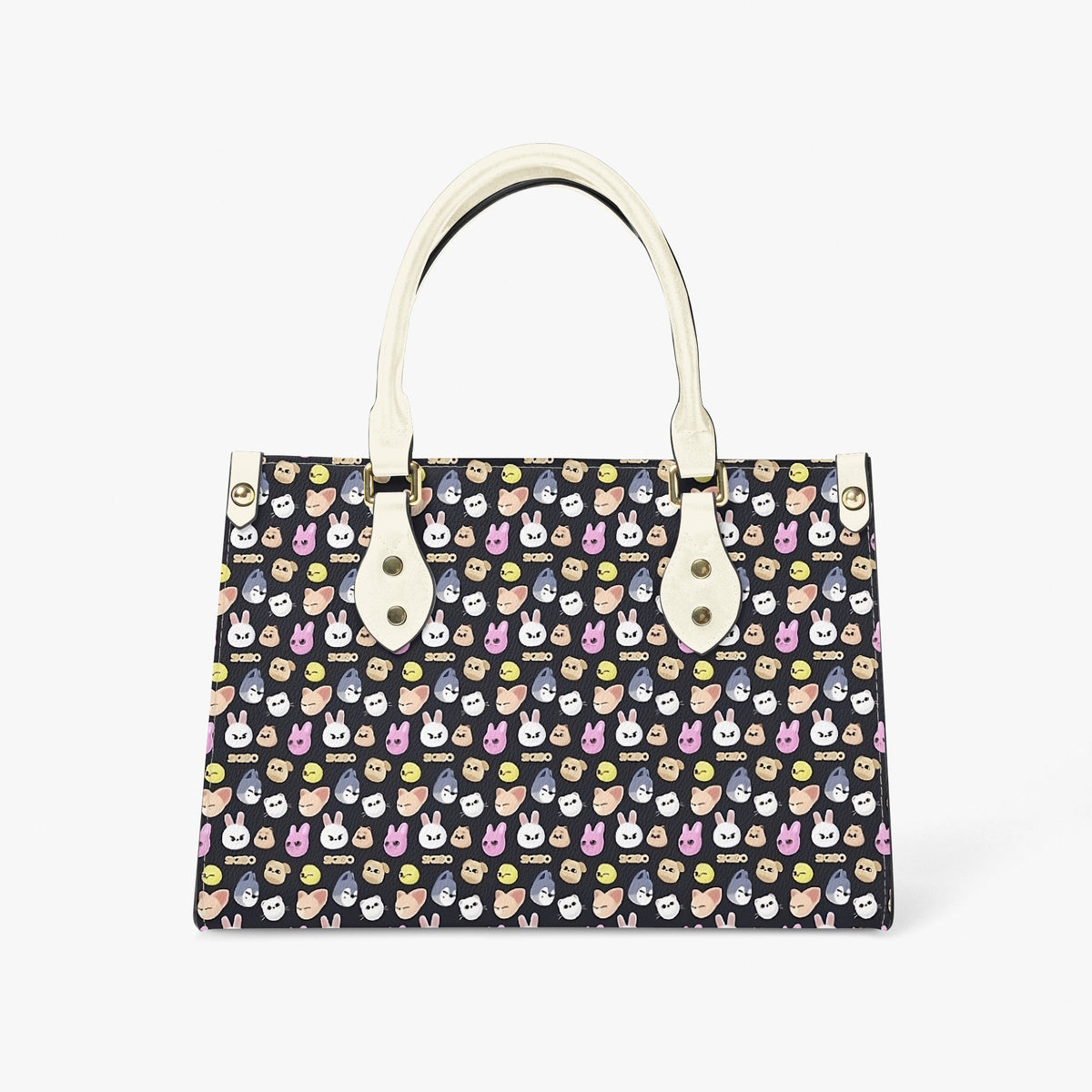 Stray Kids Skzoo Featured Tote Bag with long strap and inner matching black bag - Purse - handbag - clutch - Beyond The Shoppe