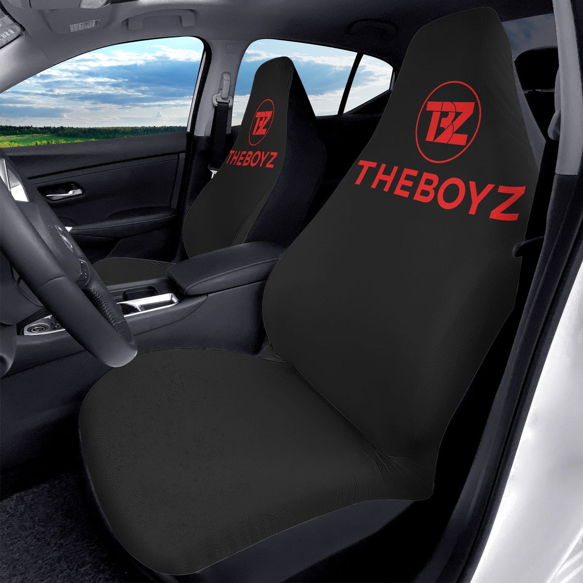 The Boyz Microfiber Car Seat Covers - 2Pcs Car Seat Microfiber Covers - Set of 2 - KPop car accessories - Beyond The Shoppe