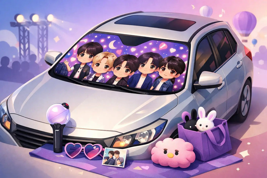 BTS Car Shade Merch Fans Actually Use - Beyond The Shoppe