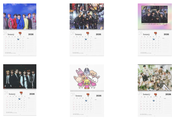 KPop 2026 Calendars