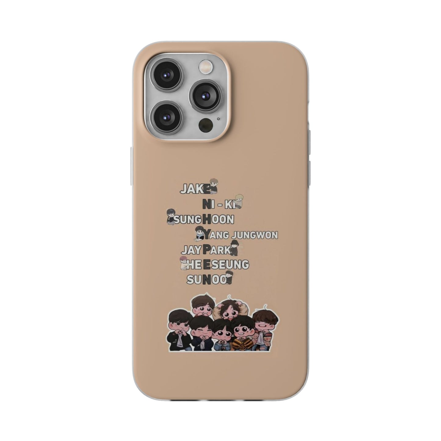 Enhypen Cell Phone Case - iPhone, Samsung and Custom Covers -  K-Pop Phone Covers, Gifts for Fans, Stylish Cell Phone Accessories