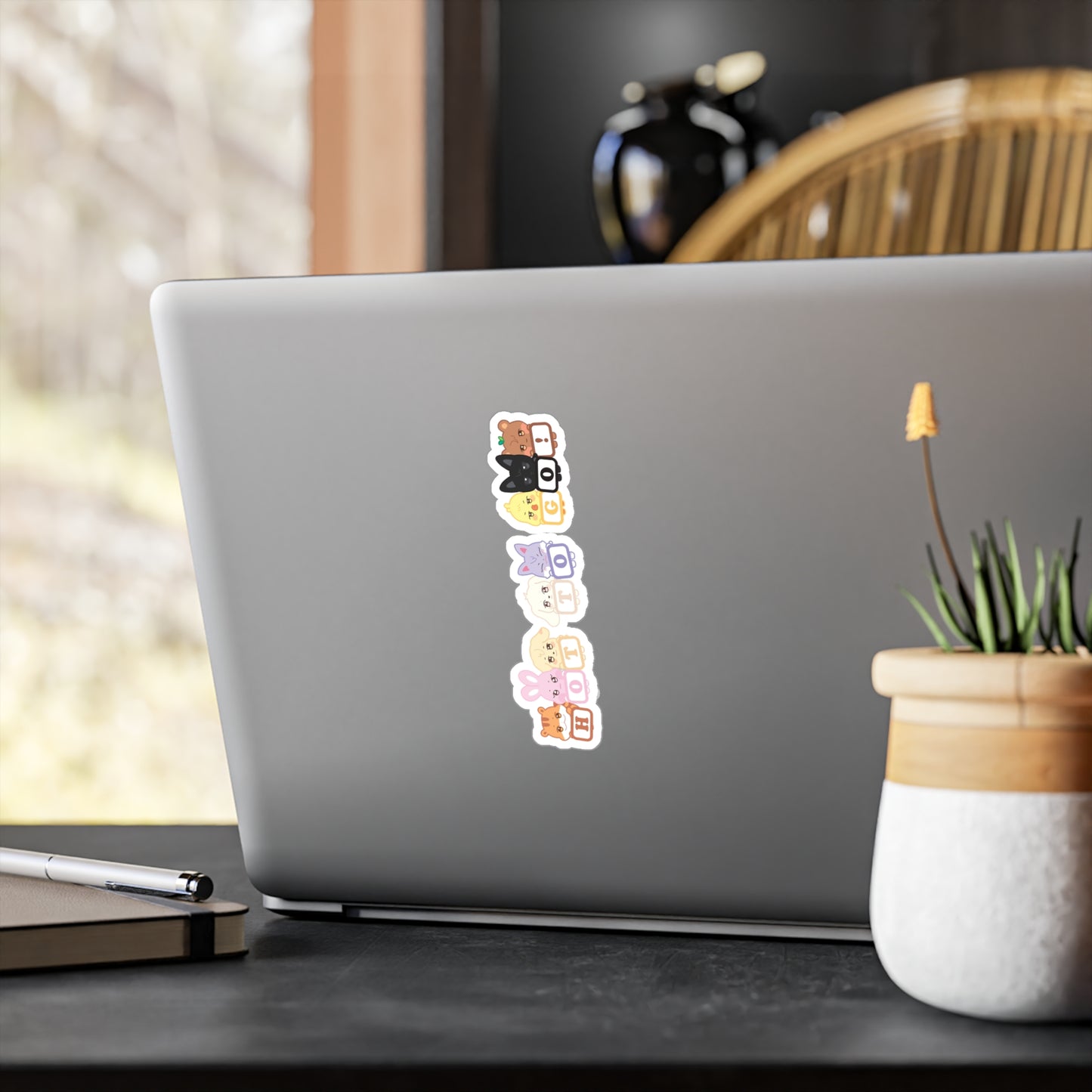 Ateez  Aniteez Hot To Go! ATINY Vinyl Decals, Fun Stickers - Water, UV and Scratch Resistant!