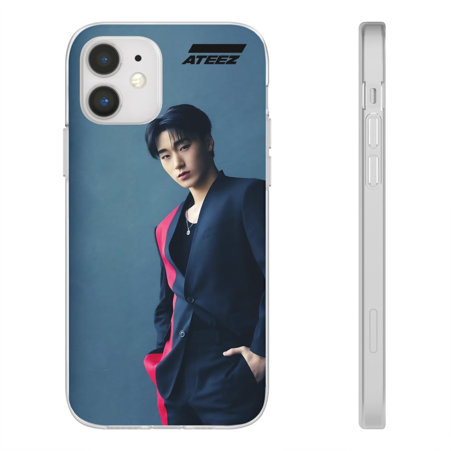 Ateez San Cell Phone Case - iPhone, Samsung and Custom Covers -  K-Pop Phone Covers, Gifts for Carats, SVT Stylish Cell Phone Accessories