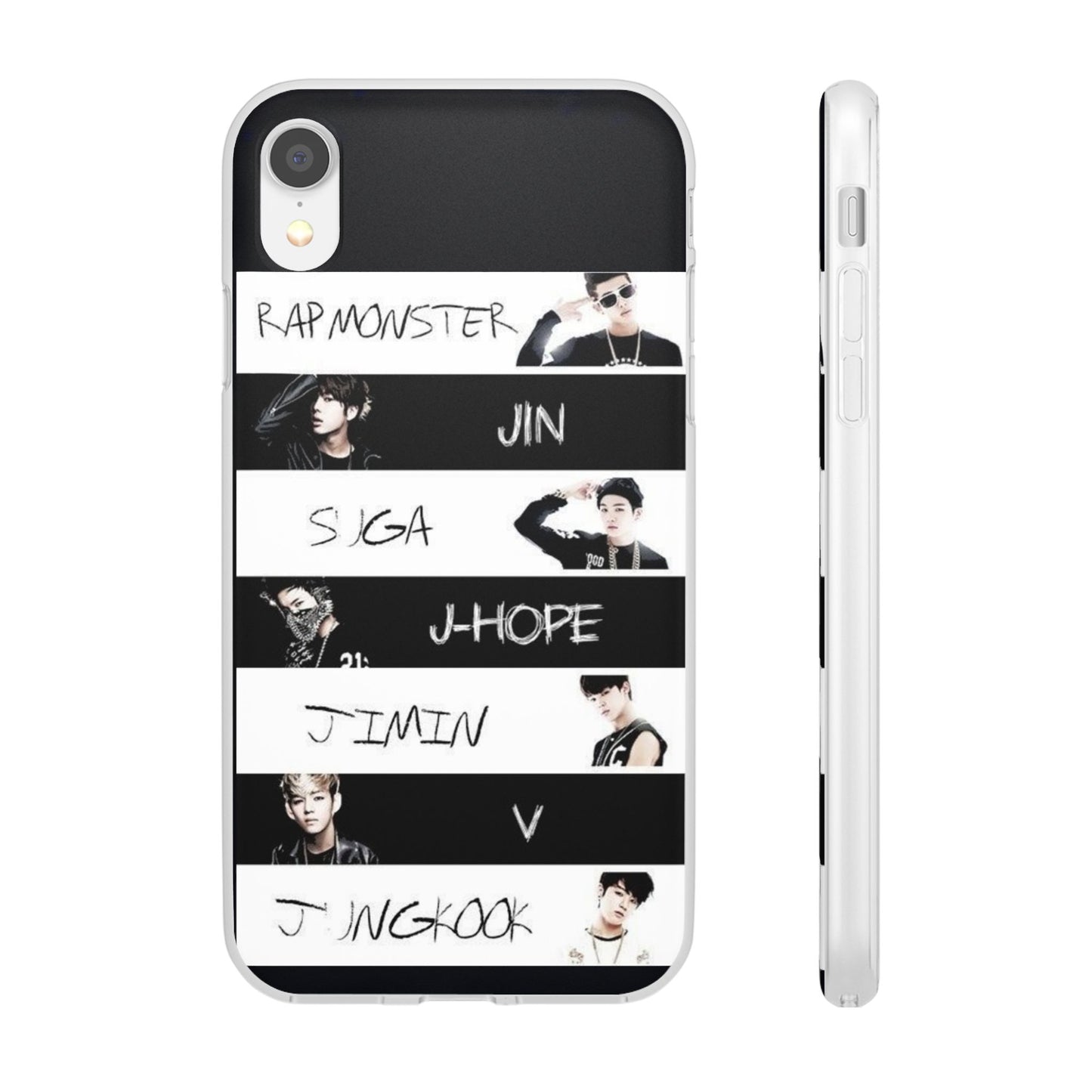 BTS Old School OT7 Cell Phone Case - iPhone, Samsung and Custom Covers -  K-Pop Phone Covers, Gifts for Fans, Stylish Cell Phone Accessories