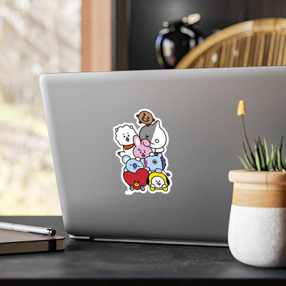 BTS -  BT21 Gang is all here! Vinyl Decals, Fun Stickers - Water, UV and Scratch Resistant!
