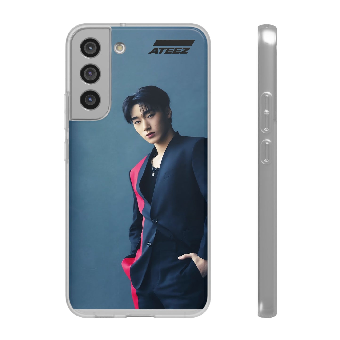 Ateez San Cell Phone Case - iPhone, Samsung and Custom Covers -  K-Pop Phone Covers, Gifts for Carats, SVT Stylish Cell Phone Accessories