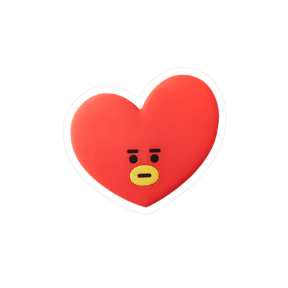 BTS BT21 Tata - V Vinyl Decals, Fun Stickers - Water, UV and Scratch Resistant!