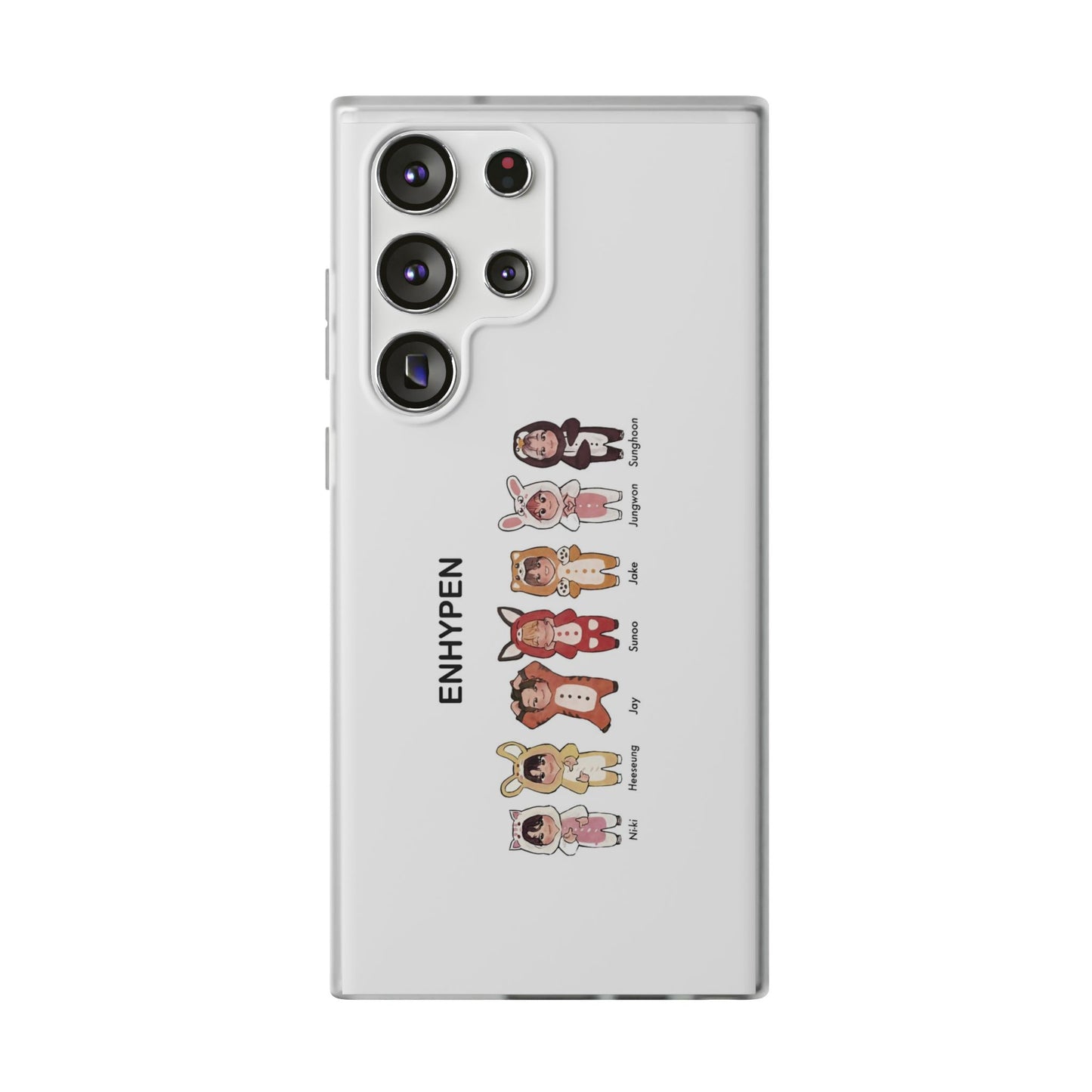 Enhypen Cell Phone Case - iPhone, Samsung and Custom Covers -  K-Pop Phone Covers, Gifts for Fans, Stylish Cell Phone Accessories