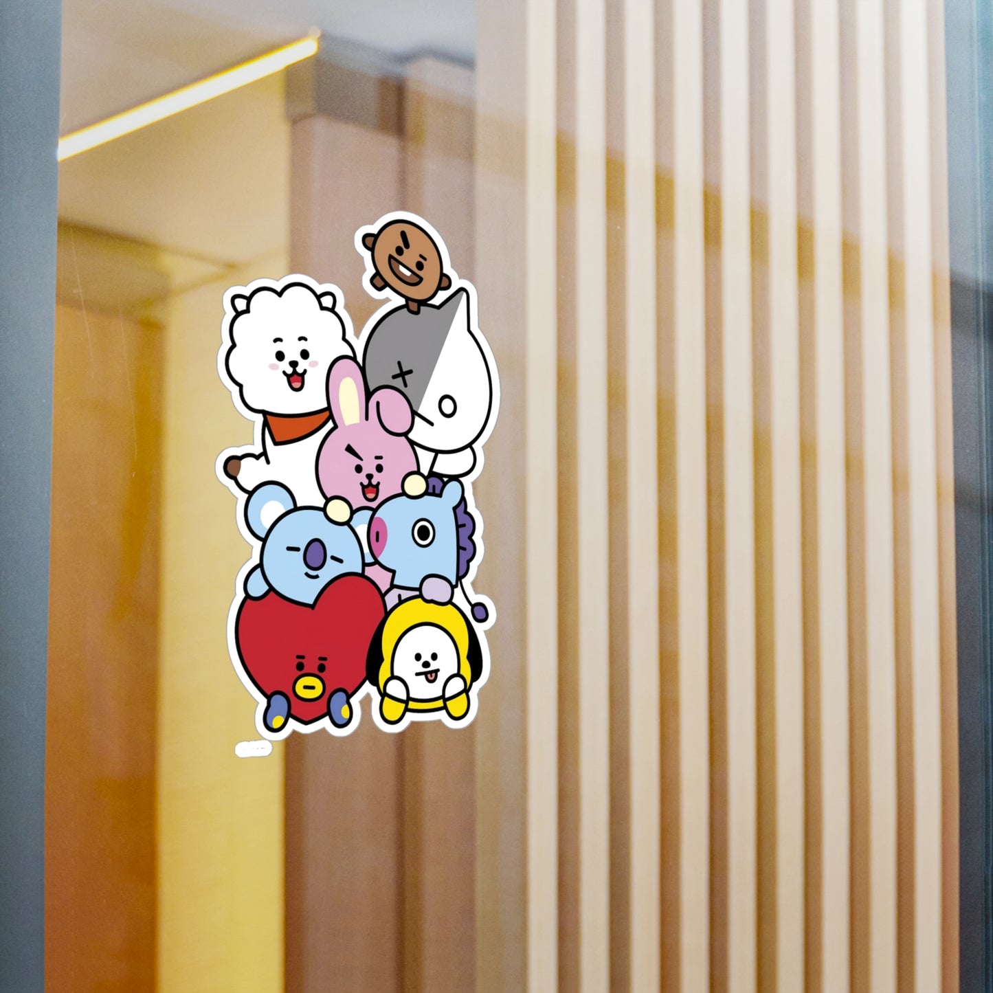 BTS -  BT21 Gang is all here! Vinyl Decals, Fun Stickers - Water, UV and Scratch Resistant!